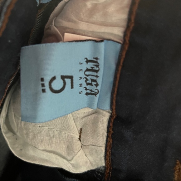 NWOT Blue Distress Jeans Size 5 - Picture 7 of 7